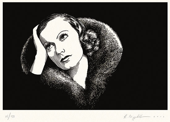 Picture "Garbo", framed by Robert Nippoldt
