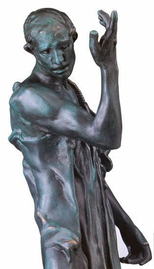 Beeldhouwwerk "Pierre de Wissant", bronzen versie von Auguste Rodin
