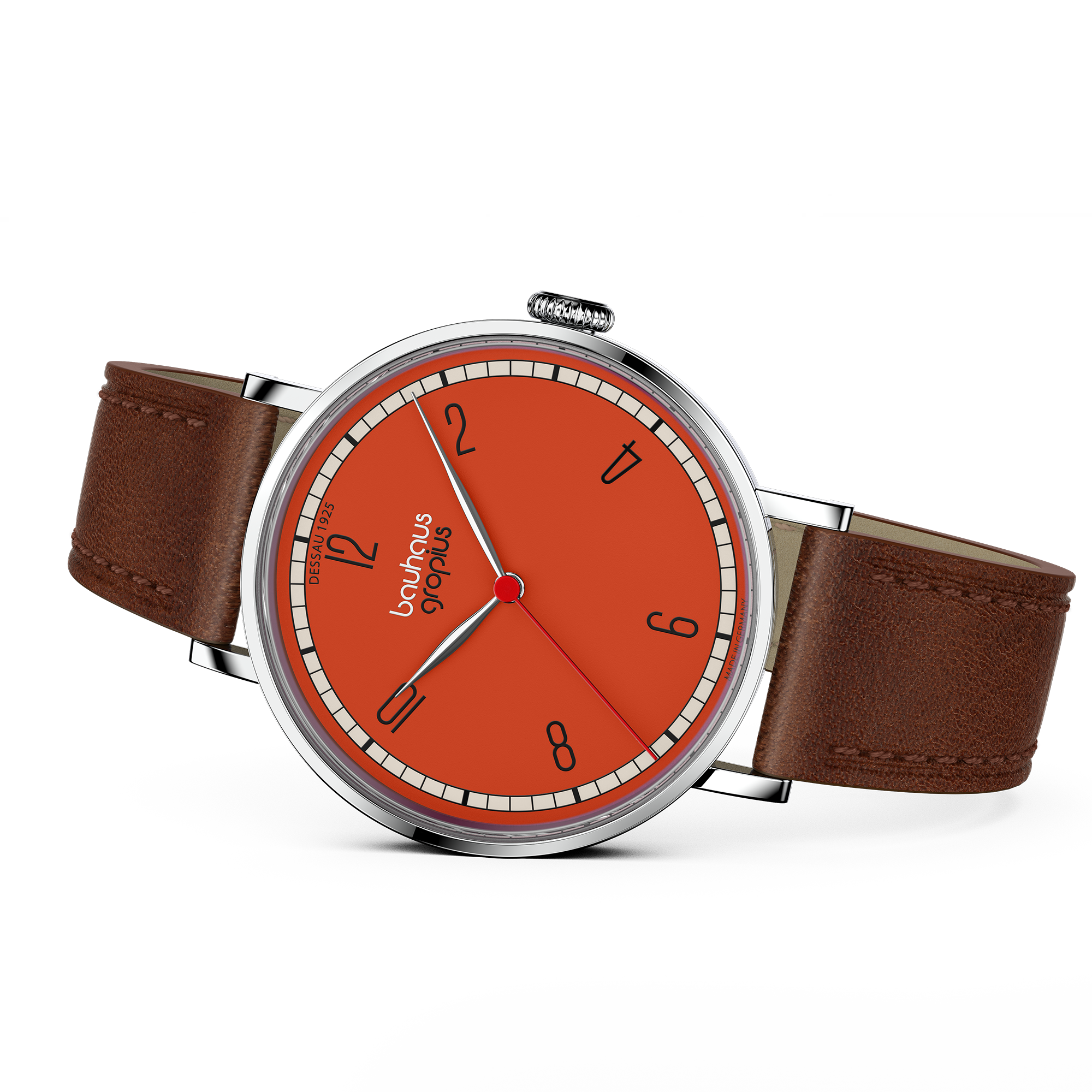 Bauhaus Walter Gropius armbandsur ”Dessau 1925” – Tillverkat i Tyskland – Safirglas – 38 mm