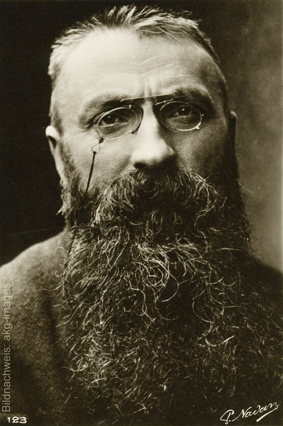 Portrait of the artist Auguste Rodin