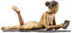 Socha "Reading Woman" (2019), bronz od Leo Wirth