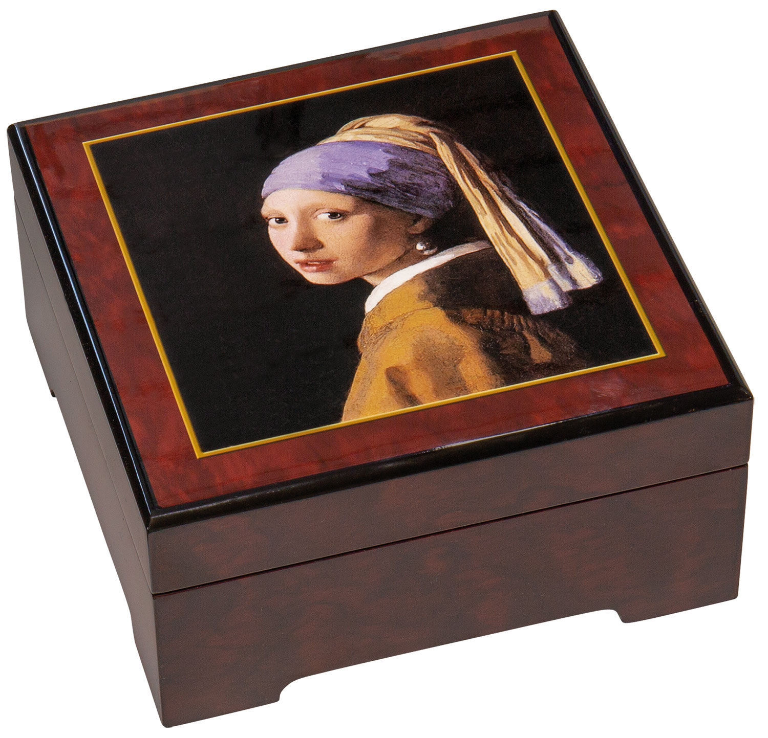 Musik-Schmuckbox "Das Mädchen mit dem Perlenohrring" von Jan Vermeer van Delft