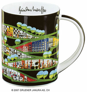 Magic mug "Rogner-Bad Blumau", porcelain