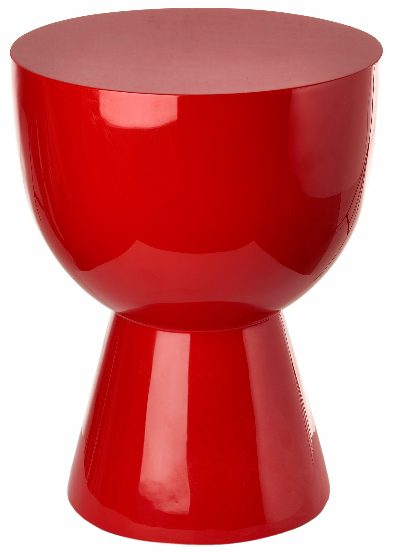 Stool / side table "Tip Tap Red" by Pols Potten