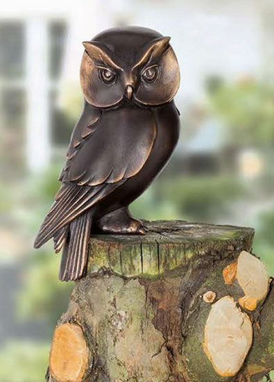 Sculpture de jardin "Petit hibou" (sans socle), bronze