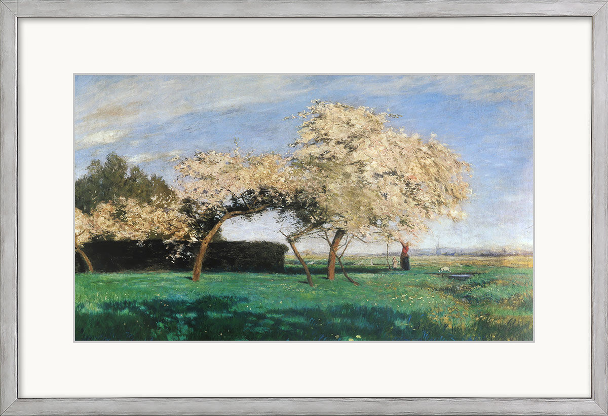 Tableau "Jour de printemps" (1897/98), encadré de Hans am Ende