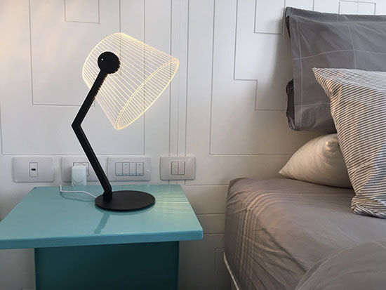 LED tafellamp "ZIGGi Black" van Studio Cheha