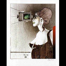 Picture portfolio "Bellevue", unframed by Paul Wunderlich