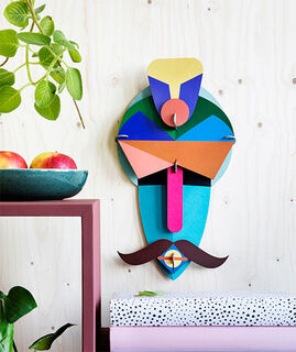 3D-Wandobjekt "Casablanca" aus recyceltem Karton, DIY von studio ROOF