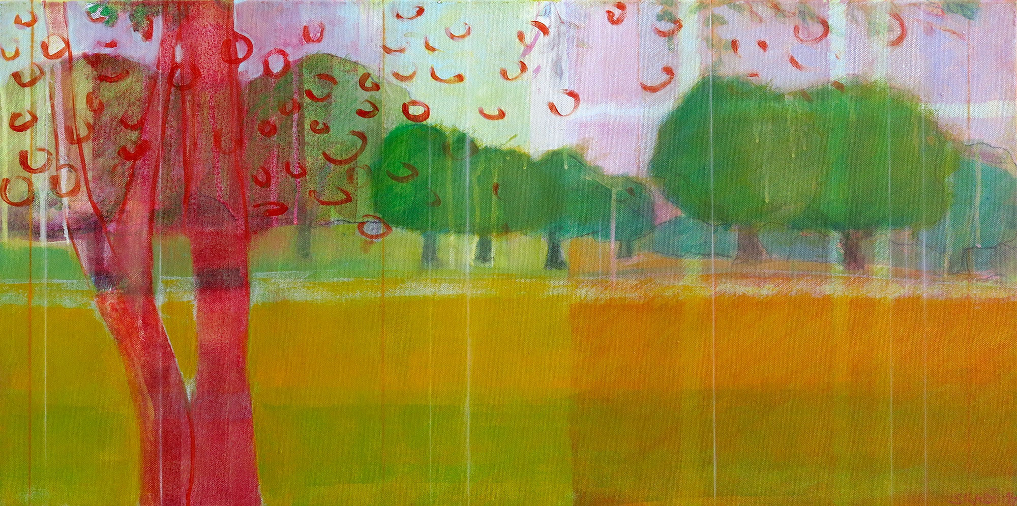 Schilderij "At Once 5" (2014) (Uniek stuk) van Skadi Engeln
