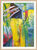 Bild "Abstrakt bild" (1983), naturlig inramad version