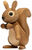 Wooden figure "Squirrel Hazel" - Design Chresten Sommer
