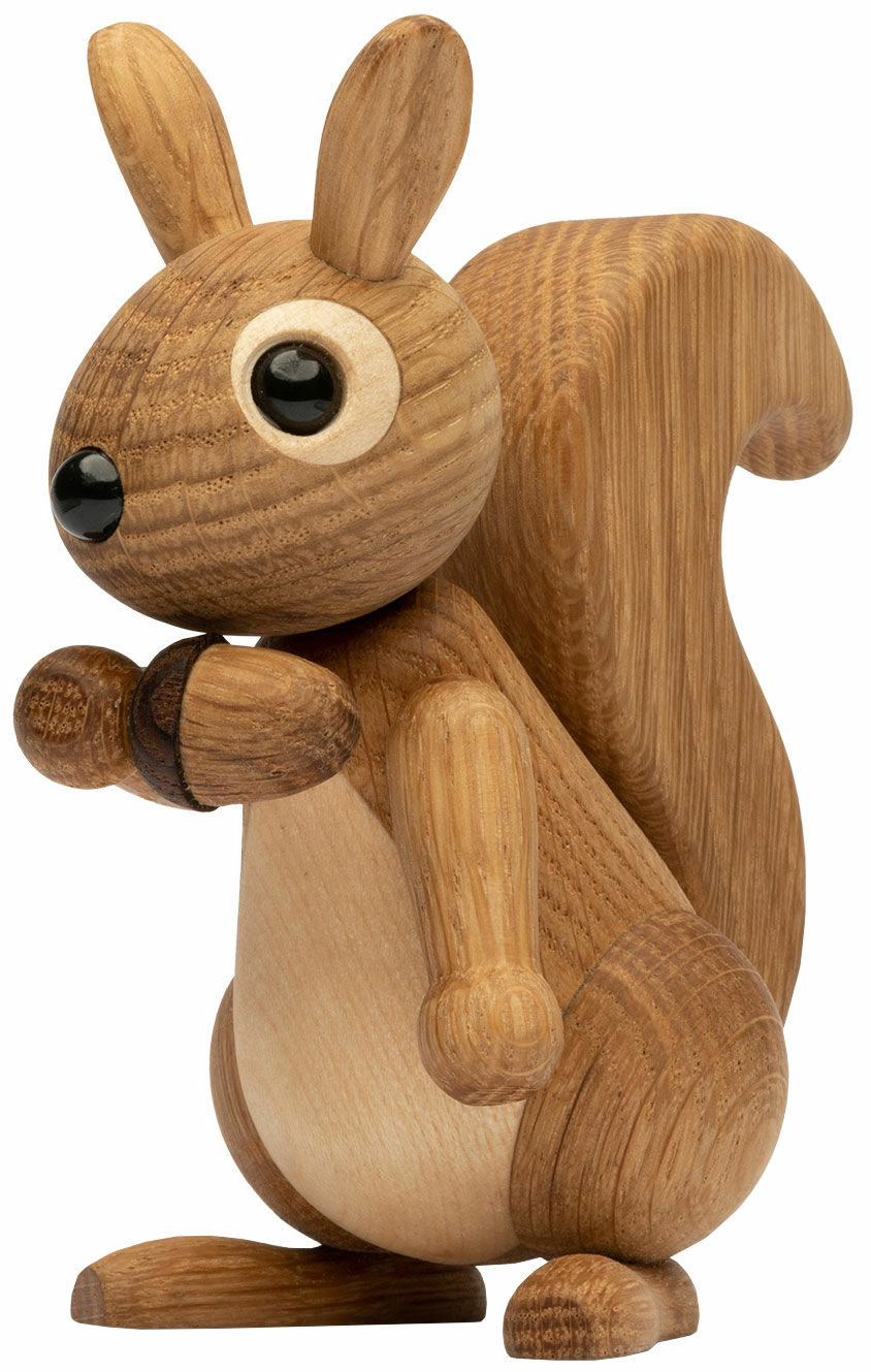 Wooden figure "Squirrel Hazel" - Design Chresten Sommer by Spring Copenhagen