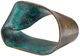 Scultura "Striscia di Möbius" (2024), bronzo di Pierre-Paul Maillé