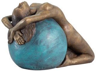 Skulptur "Loslassen", Bronze von Sorina von Keyserling