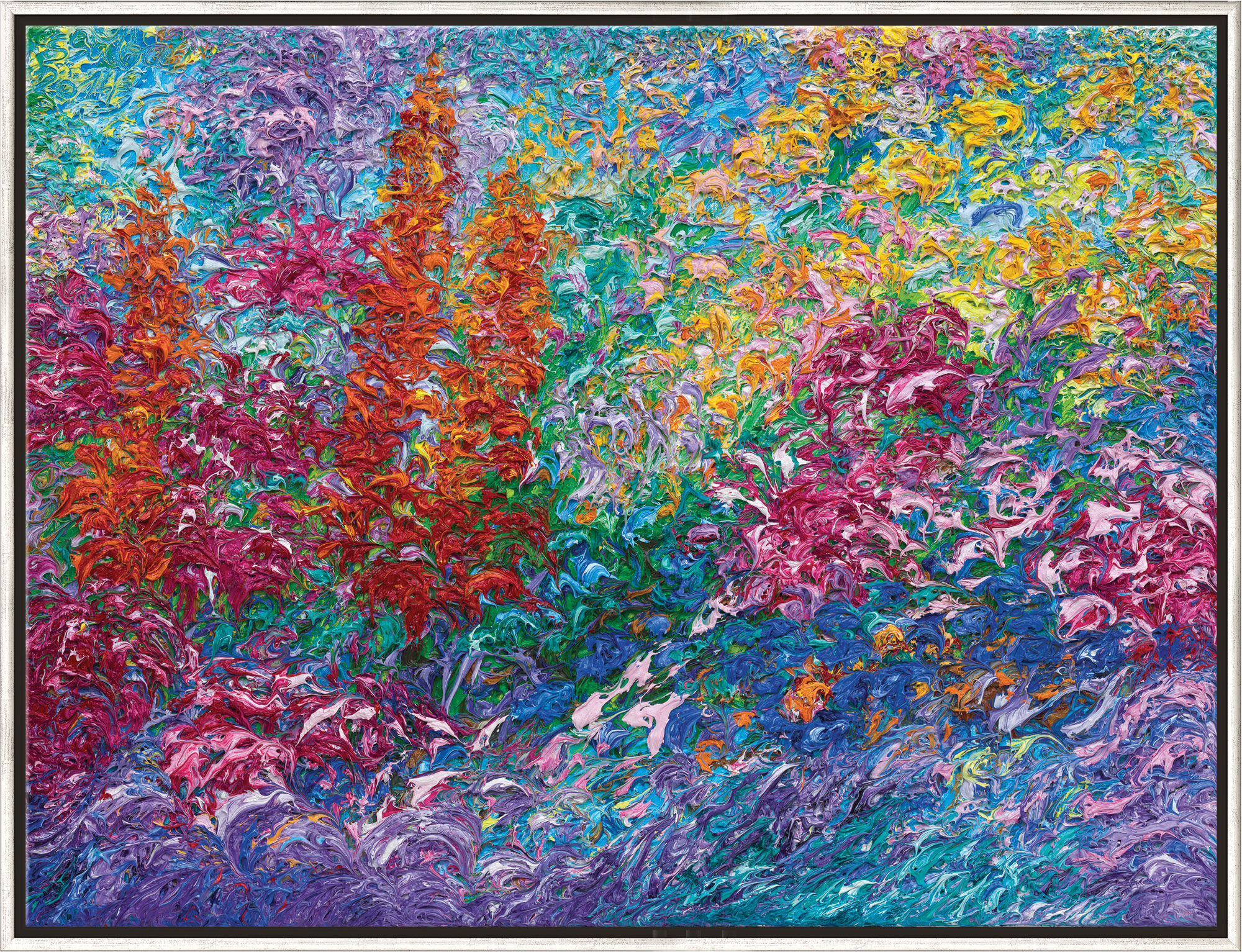 Picture "Garden II", framed by Ansgar Skiba