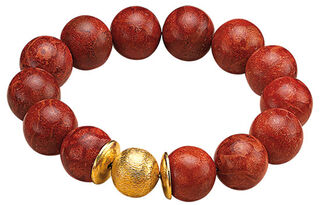 Armbånd "Gylden ild" af Petra Waszak