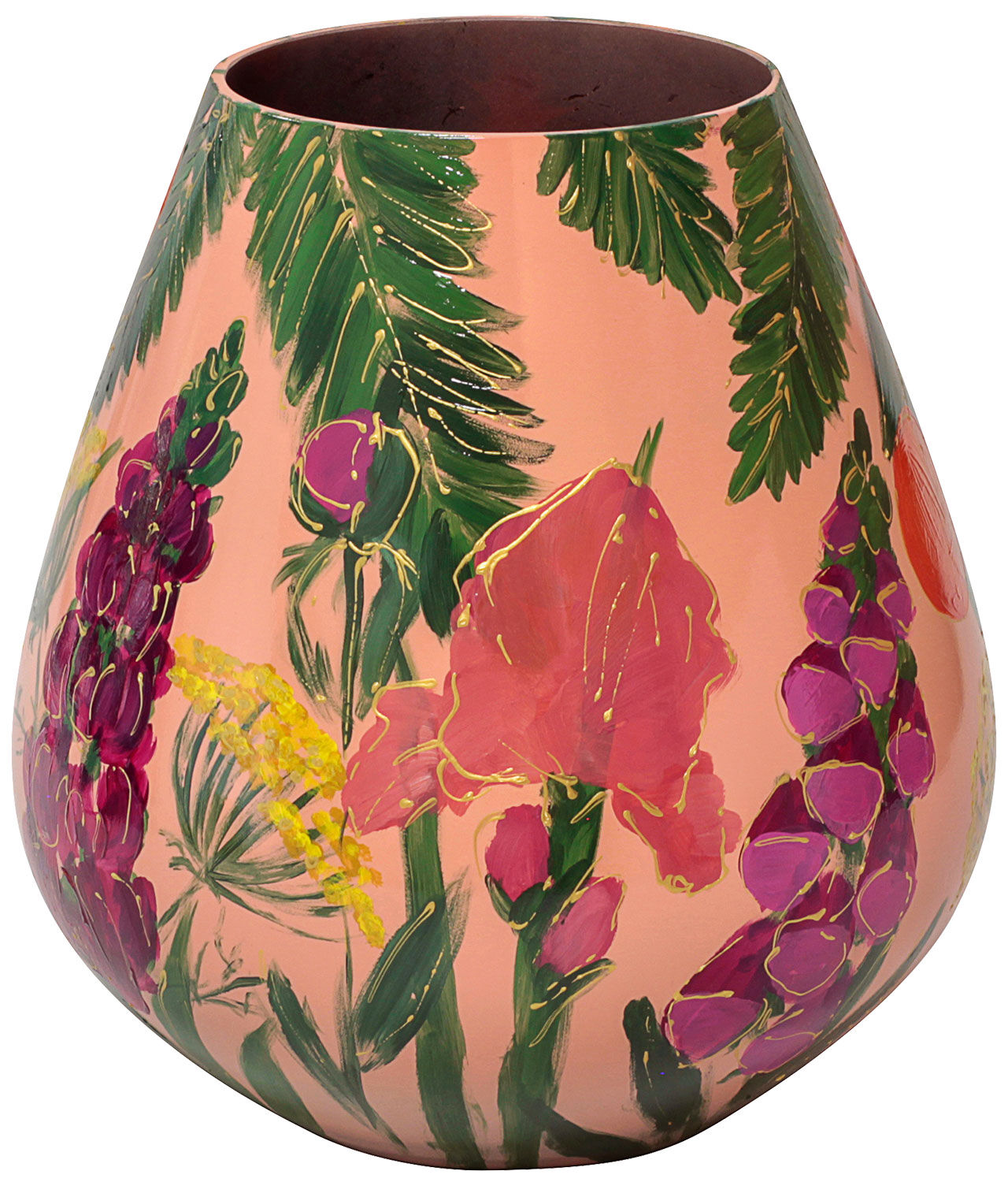 Glasvase "Orangengarten" von Milou van Schaik Martinet