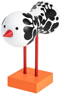 Decorative object "Birds 1967 (Dove of Peace 3)", wood - Design Lisa Larson