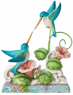 Sculpture "Hummingbird Couple", cast