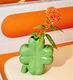 Keramikvase / Deko-Objekt "Clover - Kleeblatt" von Fluid Market