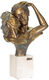 Skulptur "Vertrauen", Kunstguss Steinoptik von Angeles Anglada