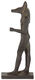 Scultura "Anubi in cammino", fusione