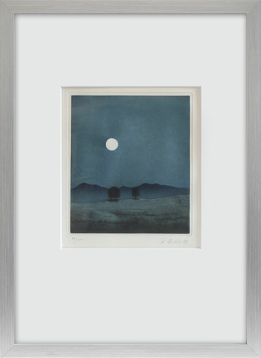 Billede "Måneskin", indrammet von Rudolf Distler