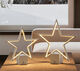 Draadloos LED lichtobject "Star" (groot, hoogte 40,6 cm), dimbaar