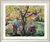 Bild "Apfelbaum" (1921) - aus "Jahreszeiten-Zyklus", Version silberfarben gerahmt