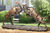 Haveskulptur "Fighting Little Goats", bronze