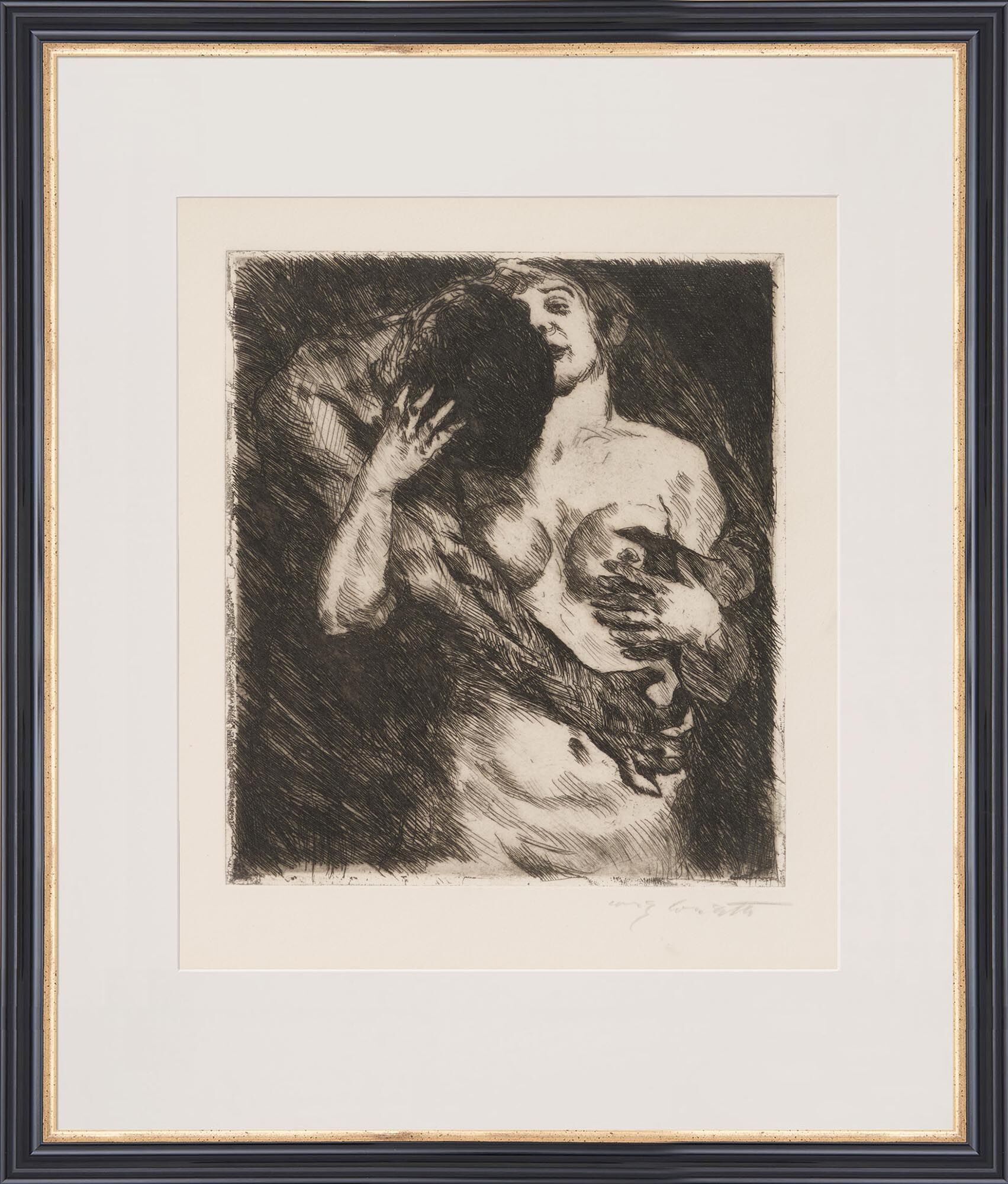 Quadro “Abbraccio” (1915) di Lovis Corinth