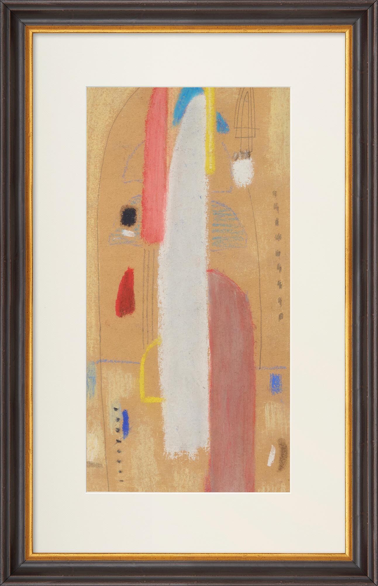 Billede »Untitled (Bridging Variant)« (1950) (Unikat) af Max Ackermann