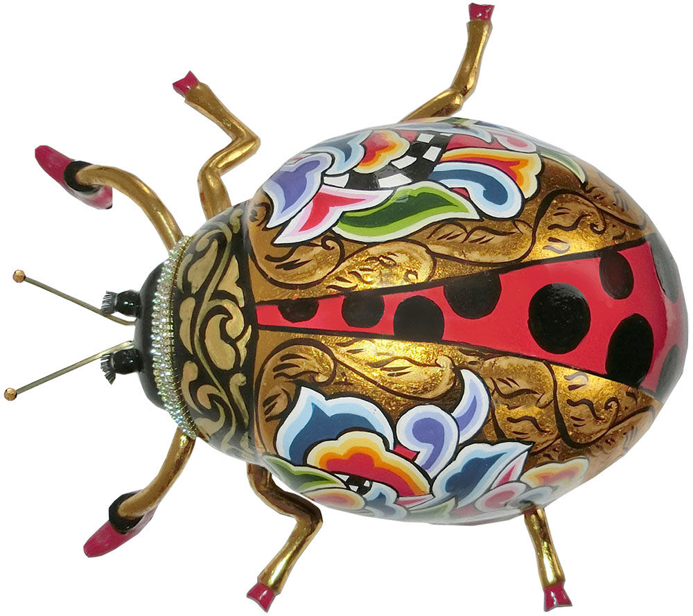 Deko-Objekt "Marienkäfer Lady", Kunstguss von Tom's Drag