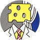 Porslinstallrik "Porträtt" (1977) av Roy Lichtenstein