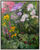 Bild "Blütenfülle / Phlox mit Ligularien" (2015) (Original / Unikat), gerahmt