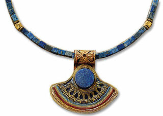 Lapis Lazuli Royal Necklace by Petra Waszak