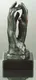 Rzeźba "Katedra" (Étude pour le secret), brąz wiązany autorstwa Auguste Rodin