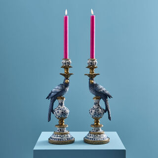 Pair of candlesticks "Saphira", cast