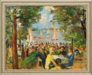 Picture "Beer Garden Near the Havel" (1934), framed