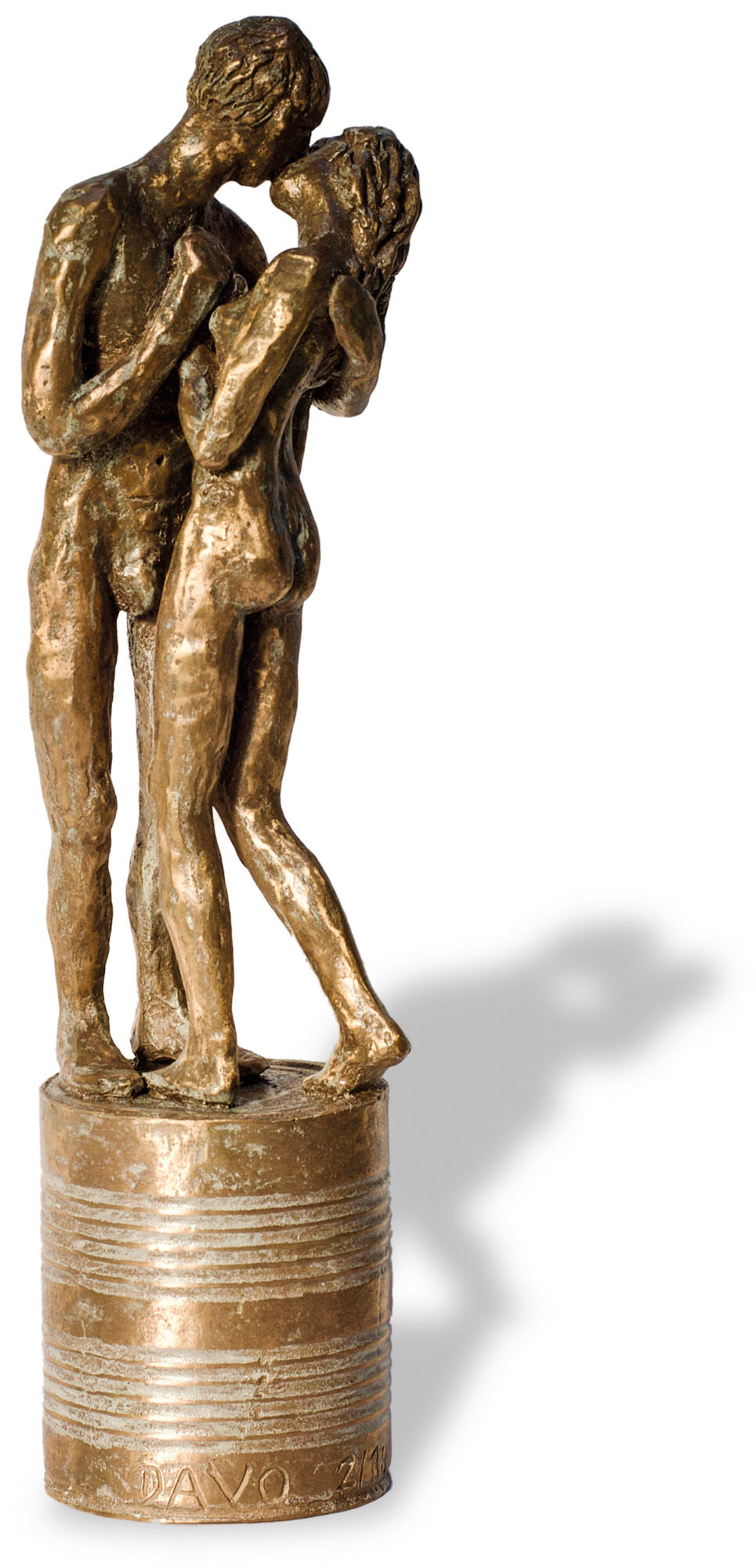 Sculptuur "Kiss me" (2022) von Dagmar Vogt