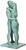 Skulptur "Liebespaar", Bronze