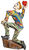 Sculpture "Catch" (Original / Unique piece), hand-painted wood