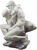 Porseleinen sculptuur "Hartstochtelijke kus"