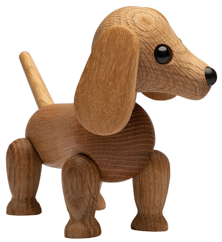 Wooden figure "Dachshund Amigo" by Spring Copenhagen