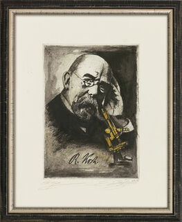 Picture "Robert Koch", framed