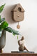 Vægur „Modern Cuckoo“, beige udgave