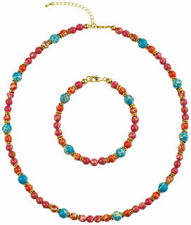 Pearl jewellery set "Hera"