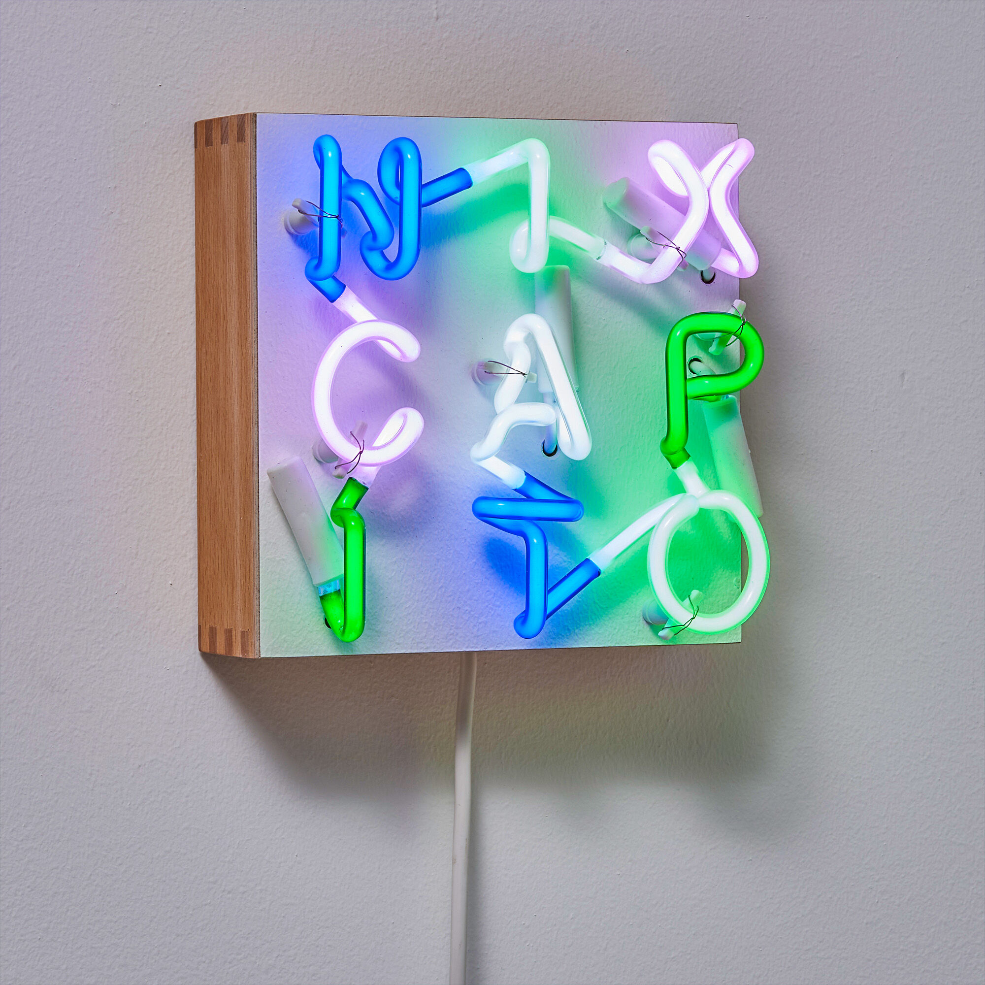 Wandobjekt "NIXCAPITO"(2019) von Albert Hien
