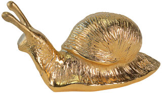 Beeldhouwwerk "Avantgarde Snail" (2016), vergulde versie van Ottmar Hörl